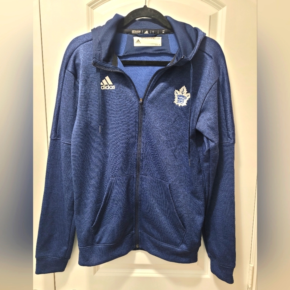 Adidas Toronto Maple Leafs zip up hoodie Men's size Small